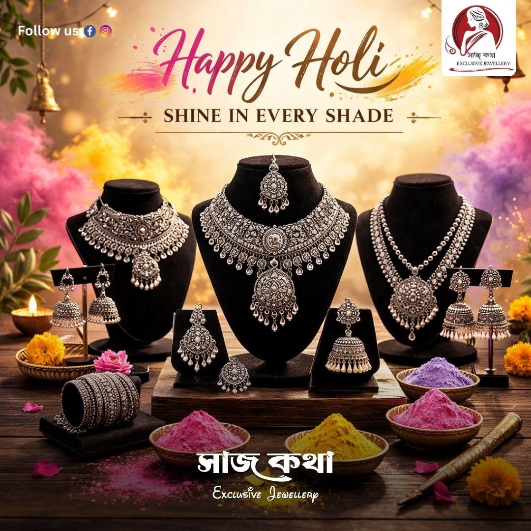 Saj Kotha Instagram jewellery poster post